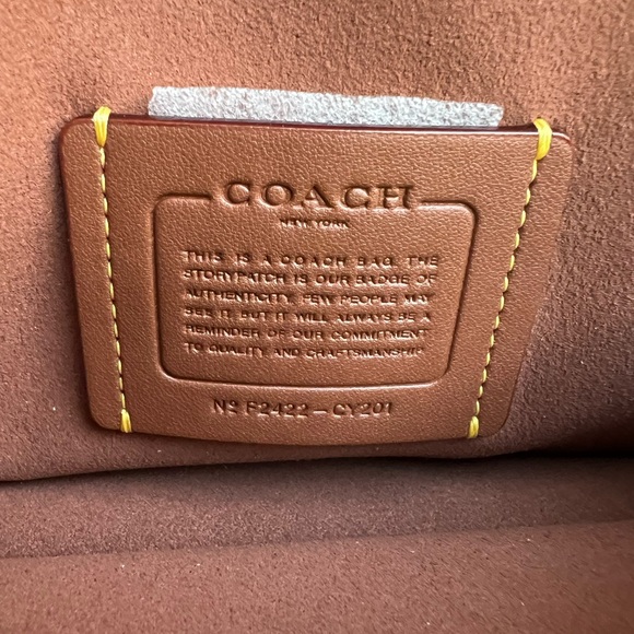 Red Coach Tabby Shoulder Bag - Picture 12 of 13